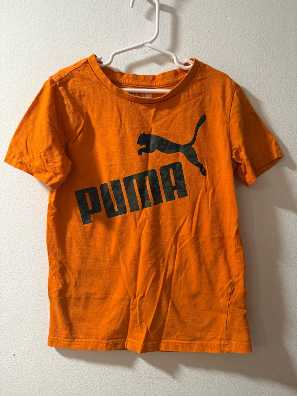 Puma Orange Tee with Black Logo